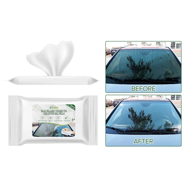 Window Cleaner Wipes  10pcs Car Oil Film Remover