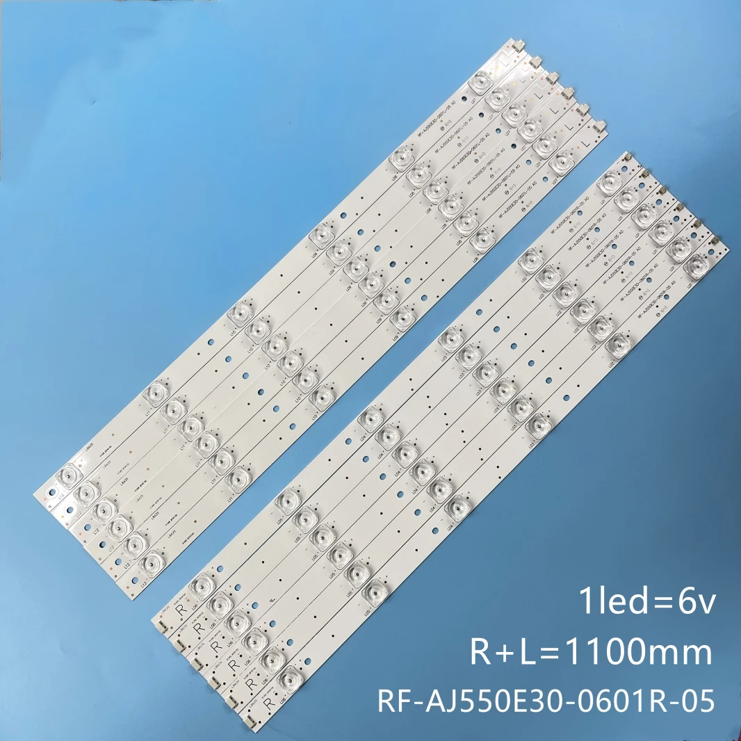 Светодиодные ленты для SHA RP 55 TV LC 55CUF8472 LC 55CUF8472ES HWV55162Y RF AJ550E30 0601L 05 RF AJ550E30 0601R 05, 12 шт. светодиодный комплект