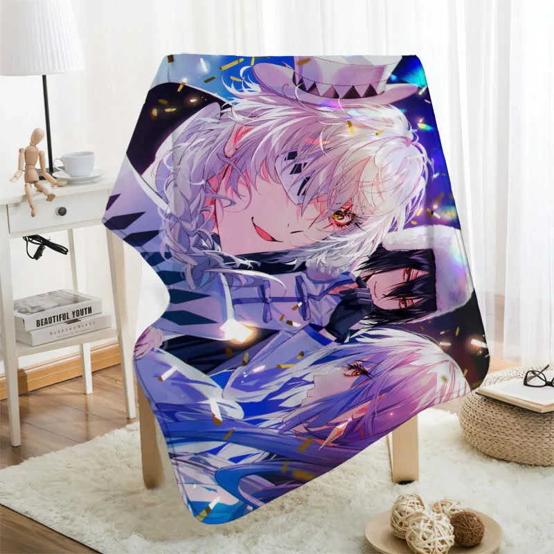 

Musife Nikolai Gogol Bungou Stray Dogs Blanket Super Soft Warm Flannel Fabric Blanket For Couch Throw Travel Adult Blanket