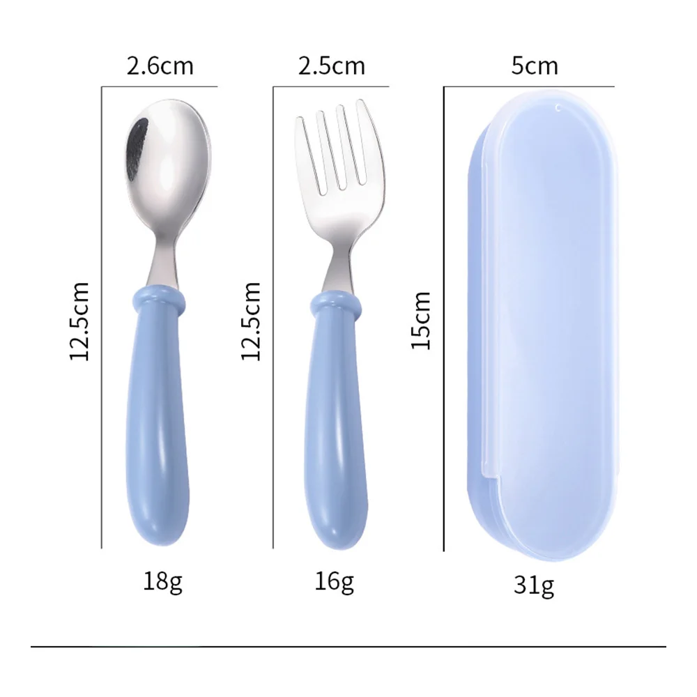 2-Piece Stainless Steel Baby Tableware Set 5