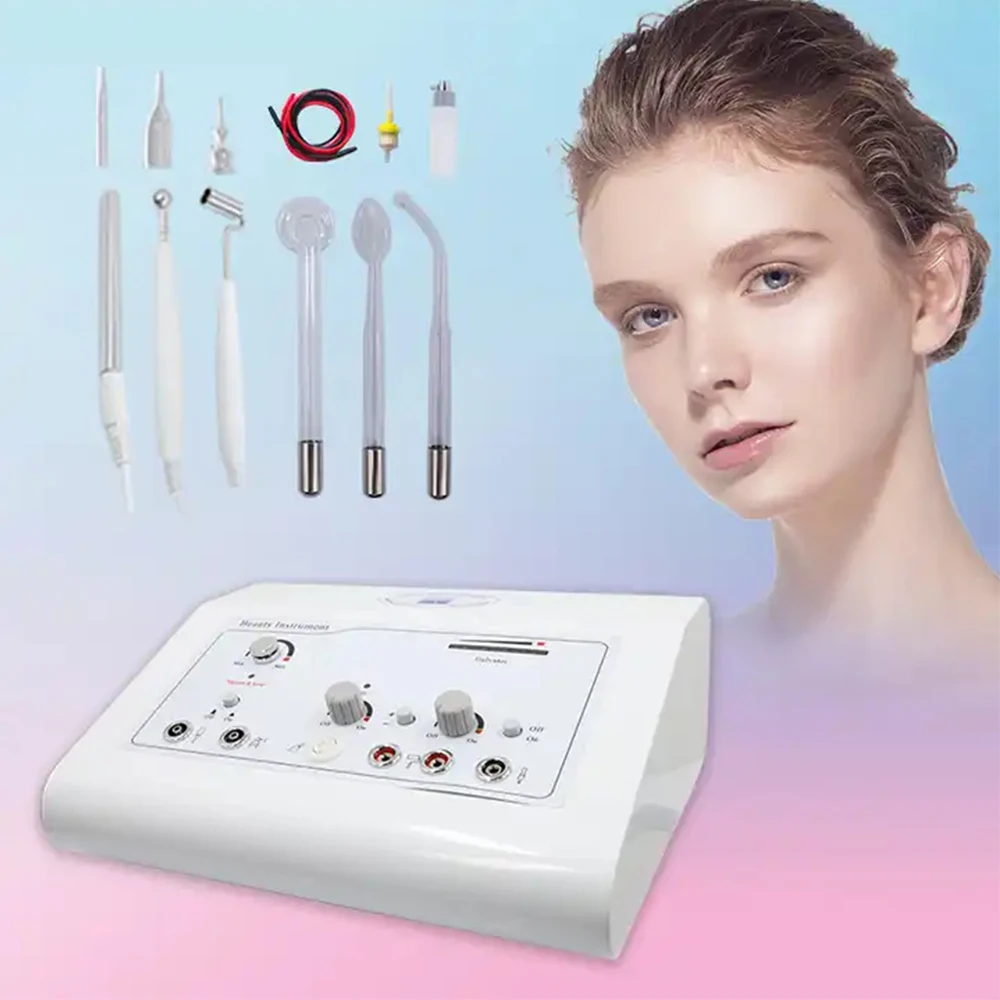 

Professional High Frequency Galvanic Vacuum Spray Facial Lift Machine Spa Beauty Unit
