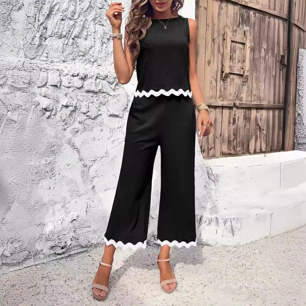 Summer Green Shirt Top Pants 2 Piece Set Fashion Casual Suit New 2024 Female Elegant Office Sweet Sets Women's Clothing Solid