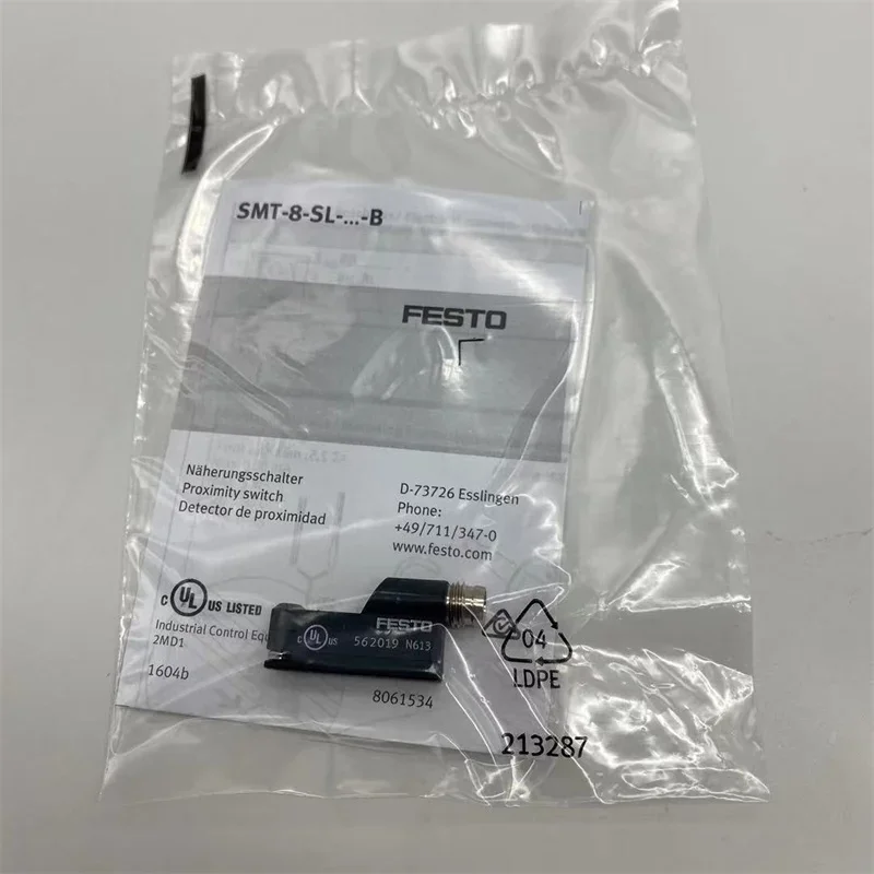 

New Original FESTO T-slot sensor proximity switch SMT-8-SL-PS-LED-4-B62019