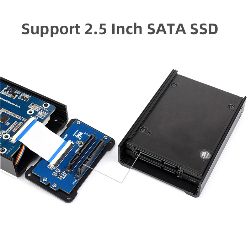 Server Raspberry Pi Nas Ssd SunFounder NAS Kit For Raspberry Pi 4B