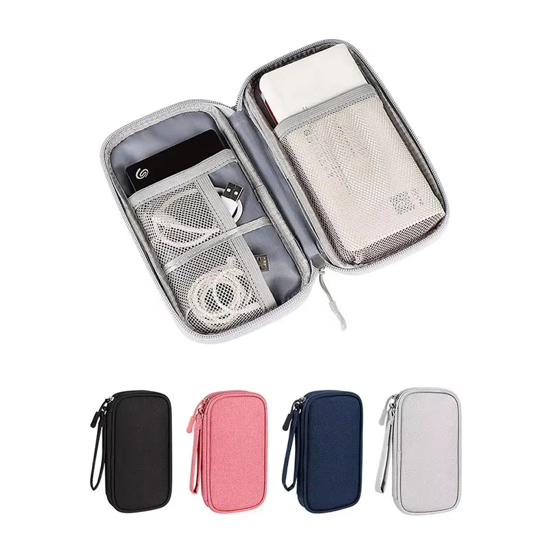 Waterproof Jacquard Fabric Travel Organizer Pouch Bag