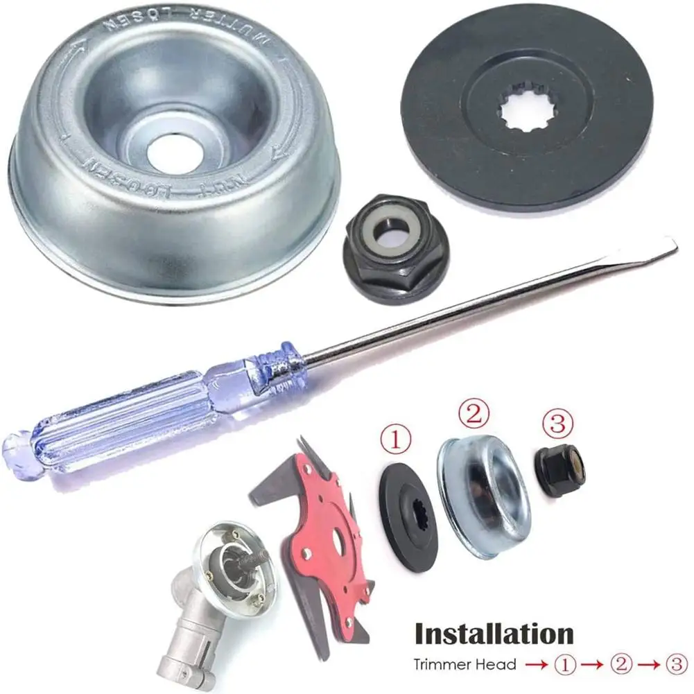 Lawn Mower Blades Lawn Mower Grass Blade Adapter Kit for STIHL String Trimmers Brush Cutter Fs55 Fs56 Fs85 Fs90 Fs100 Fs110rx Fs120 Fs130 Fs200