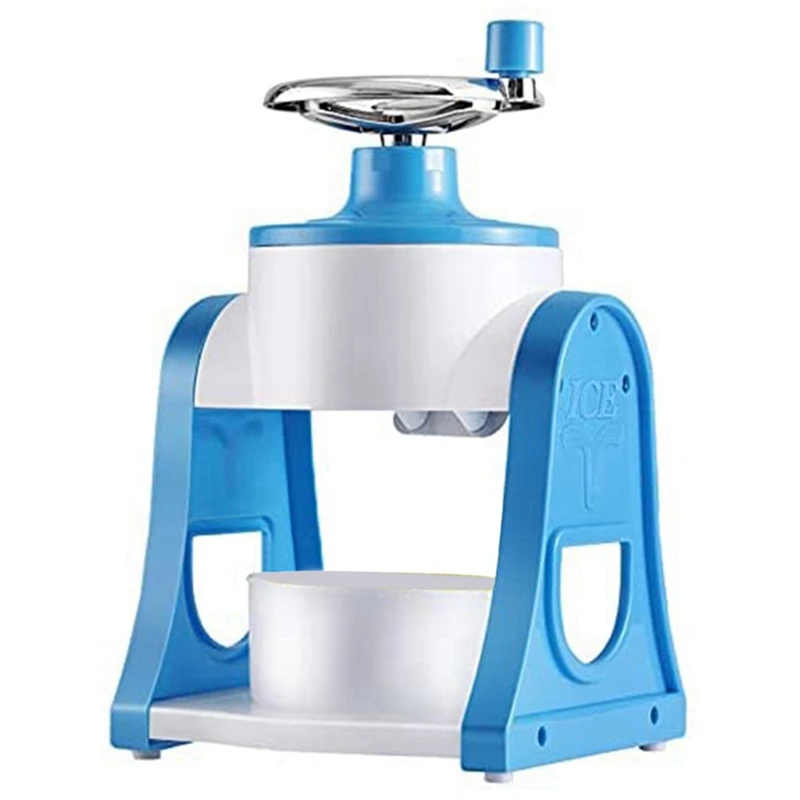 

1 Piece Home Small Manual Ice Crusher Summer Hand-Shake Ice And Hail Ice Ice Breaker Make Ice Maker Blue