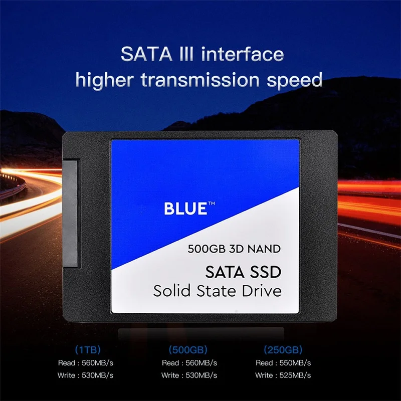 Ʈ PC  ָ Ʈ ũ,  SSD, 250GB, 500GB, 1TB, 2TB, 3D NAND, SATA3, 2.5 ġ SSD, ǰ