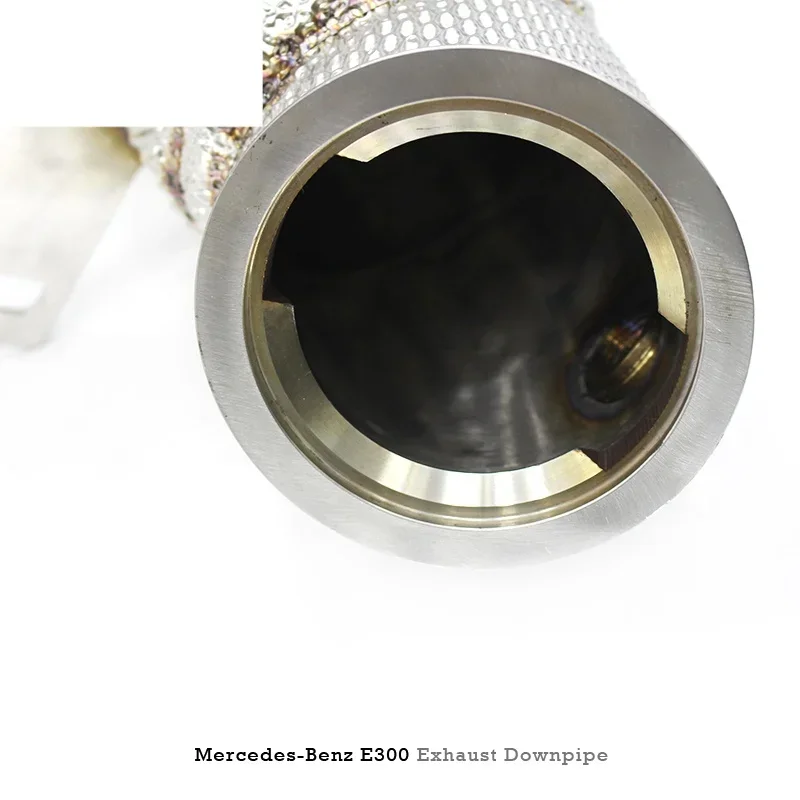 Section High flow Pipes branch downpipe Exhaust Pipe with for E200 E300 W213 2.0T