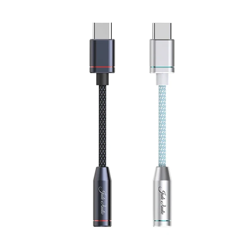 Headphone amplifier Earphone amplifier adapter Headphone amplifier adapter FIIO JadeAudio JA11 USB Type C to 3.5mm DAC and headphone amplifier 384kHz/32bit DSD128 USB C cable for iPad Pro Android
