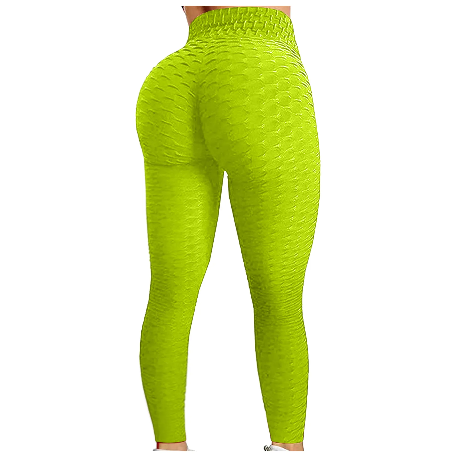 Yoga Pants Women's Bubble Hip Lifting Exercise Fitness Running High Waist