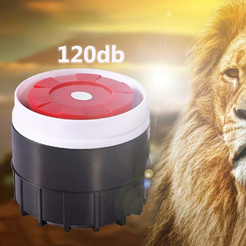 

Mini Wired 120dB Loudly Siren Horn for Home Security Sound Alarm System DC12V Audio Jack Protection for Home 72cm Cable