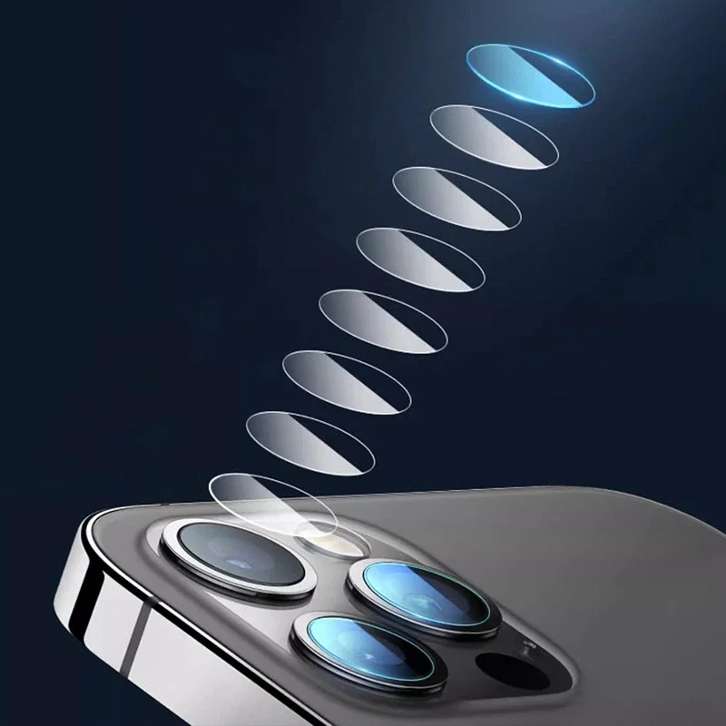 Premium Camera Lens Protector Film - 3-Pack Tempered Glass Shield