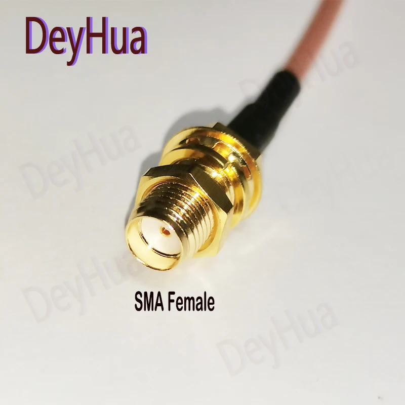 Wi-Fi Antena Extensão Jumper Pigtail, SMA para IPX Splitter, SMA Feminino para 2 3 4 5 6 x U.fl IPEX1 Feminino, RG178 Cabo, 5pcs