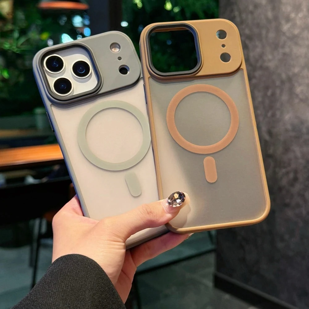 Matte Armor Wireless Charging Case with Glossy Finish