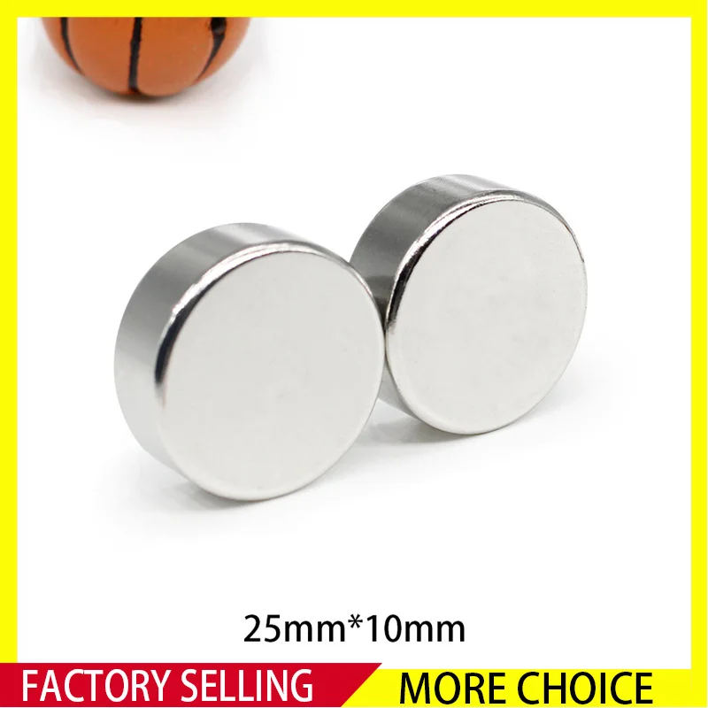 

1~20PCS 25x10mm Strong Round Magnets N35 Neodymium Magnets 25mm x 10mm Thick Disc Powerful Strong Magnets 25*10mm