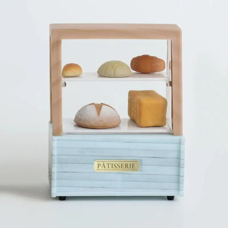 

Кукольный домик в масштабе 1:12, миниатюрный магазин, пекарский десертный шкаф, мини-магазин для пекарни, аксессуары для кукольного домика, миниатюрная хлебобулочка