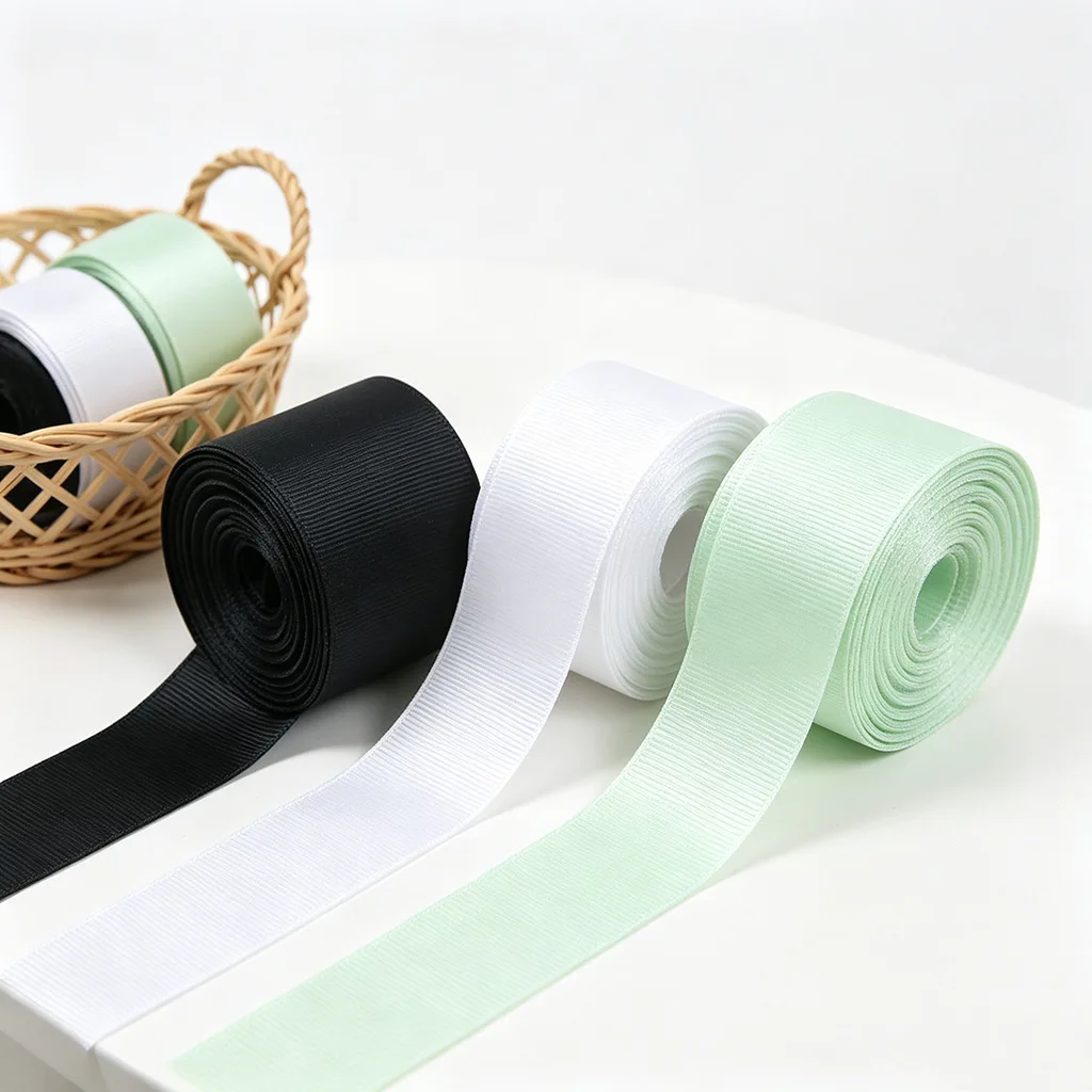 10 Meters Grosgrain Ribbon for Gift Wrap and Holiday Decorations