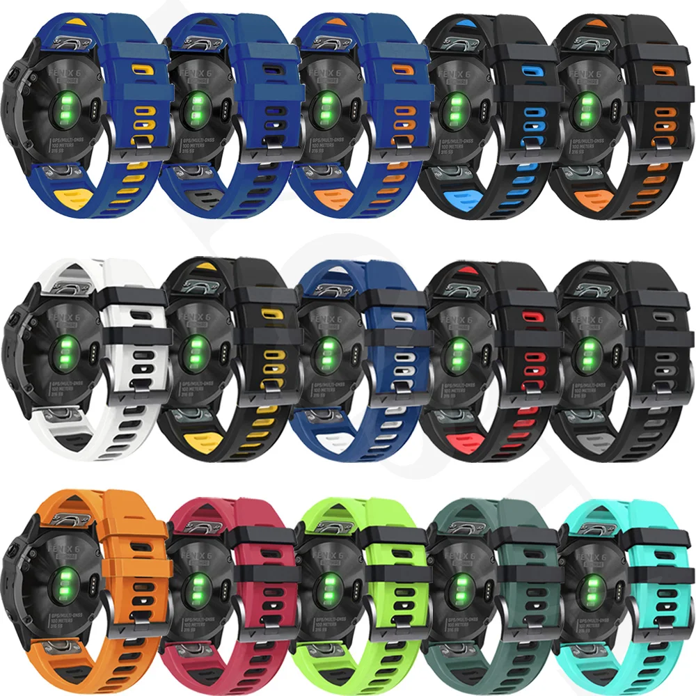26 22MM Ǹ Ʈ ġ  Ʈ, Garmin Fenix 7X 7 6X 6 Pro 5 5X Easyfit ո  Smartwatch Bracelet Watchband Belt