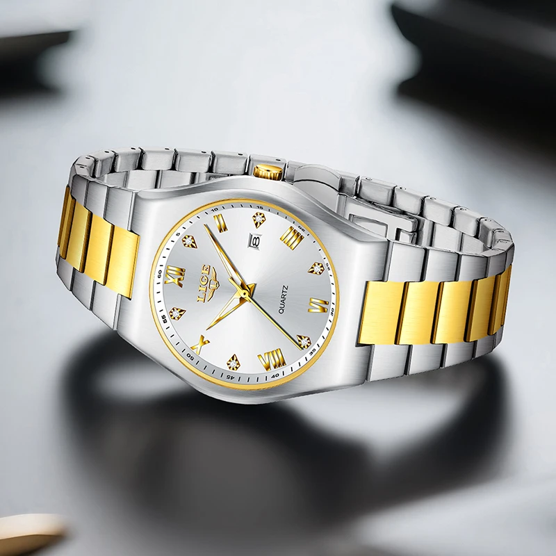 LIGE Men Watch Fashion Top Brand Luxury Luminous Watches For Men Casual Business Sports Waterproof Quartz Chronograph Clock Male