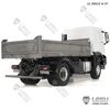4*4 LESU 1/14 TGS RC Dumper Truck Metal Chassis Construction Tipper Model Toy With Light Sound Motor ESC TH16798 4