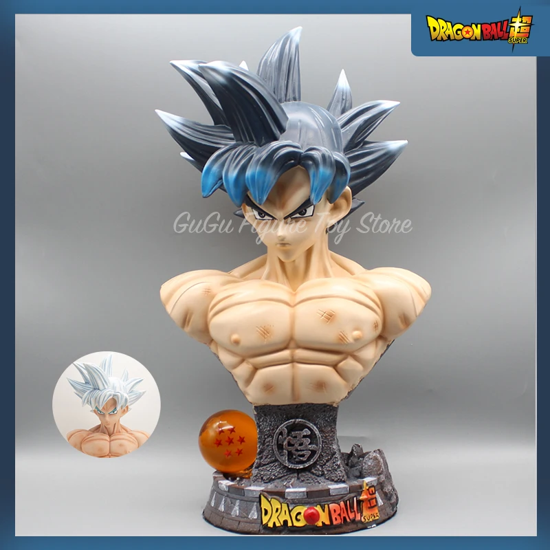 Dragon Ball Super Son Goku 45cm Anime Figures Super Saiyan Bust Action