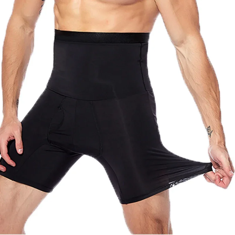 Herren Bauchkontroll-Shorts Körperformer Kompression Hohe Taille Trainer Bauchweg-Shaper Schlankheits-Shapewear Boxer Unterwäsche Fajas Hose – Detail 7