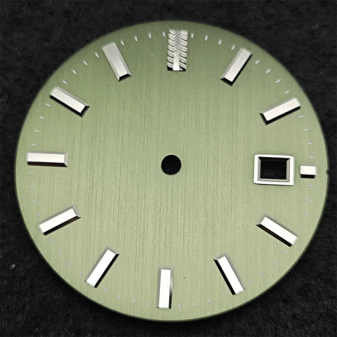 32.5mm NH35 Watch Dial Vertical Line Watch Faces No Luminous Mans Accessories for NH35 Movement