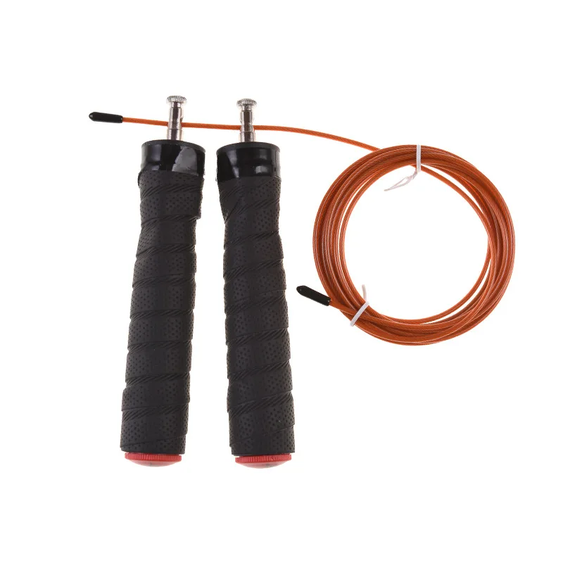 High Velocity Skipping Rope Sweat-absorbent Adjustable Fitness Jump Cable 
