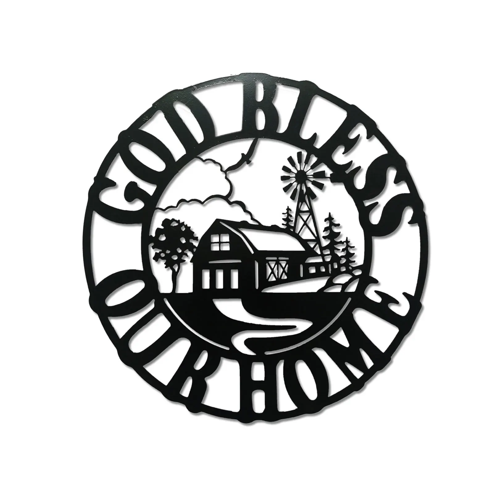 Retro Country Metal Wall Art Decor Wall Art Metal Decoration For Living