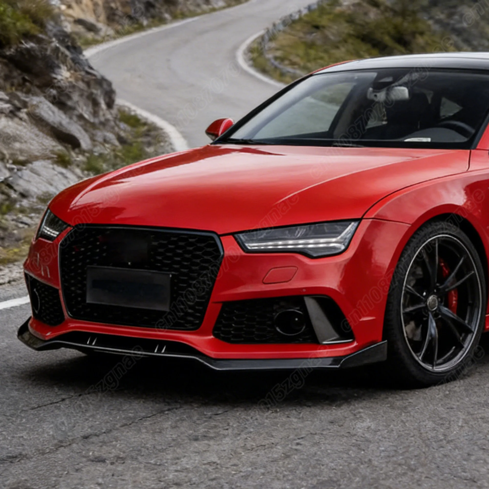 아우디 A3 S3 8V S-라인 세단 2014 2015 2016 자동차 프론트 범퍼 립 카 프론트 턱 스포일러 ABS 장식 개조 키트