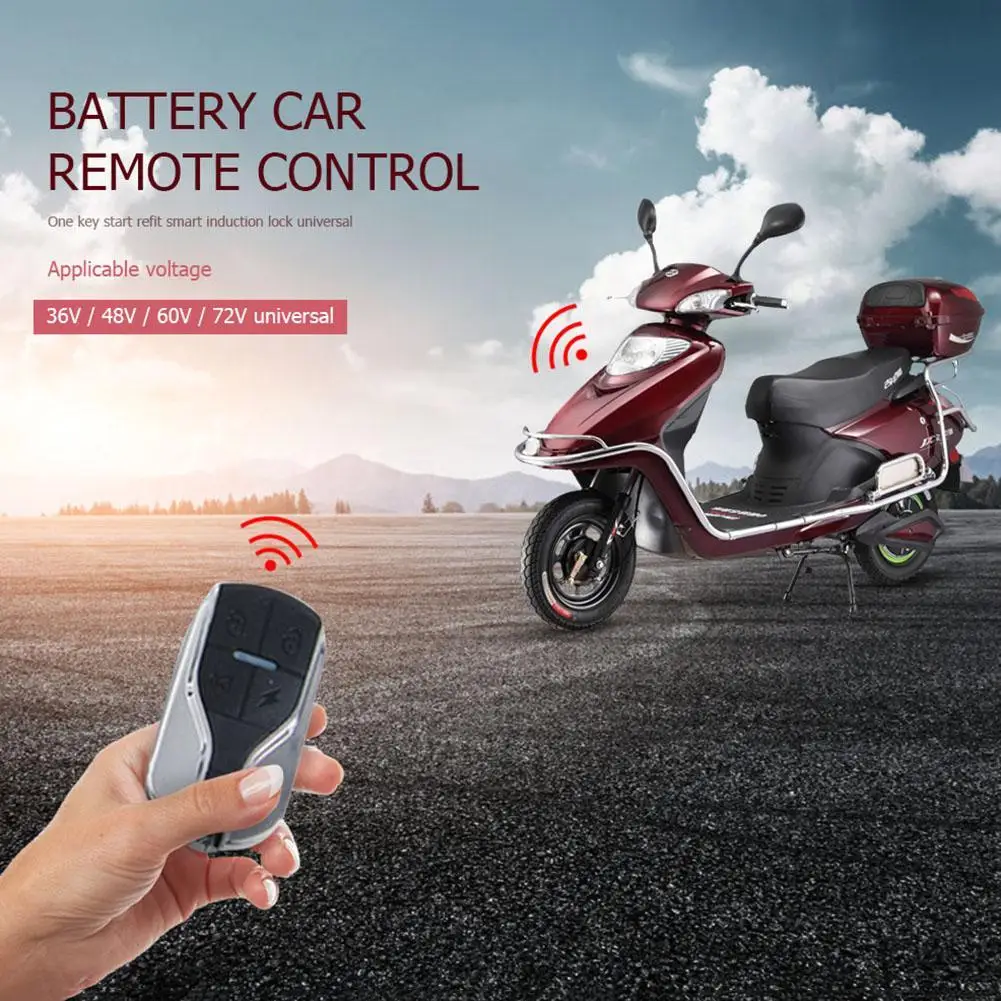 Remote Control Electric Scooter Alarm 110dB Moped Anti-theft Alarm Safe System