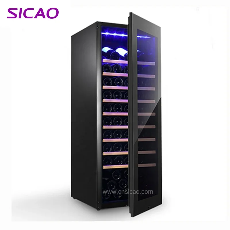 Sale The Best Luxury Commercial Single Zone Big Red Wine Room Refrigeration Unit Refrigerator Cellar for Furniture Kitchen