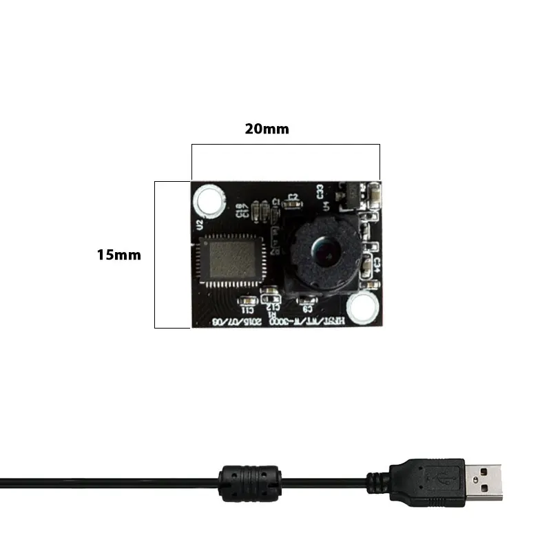 1MP USB 미니 카메라 모듈 720P 30FPS USB UVC 플러그 앤 플레이 웹캠(PC 윈도우 안드로이드 리눅스 라즈베리 파이용)