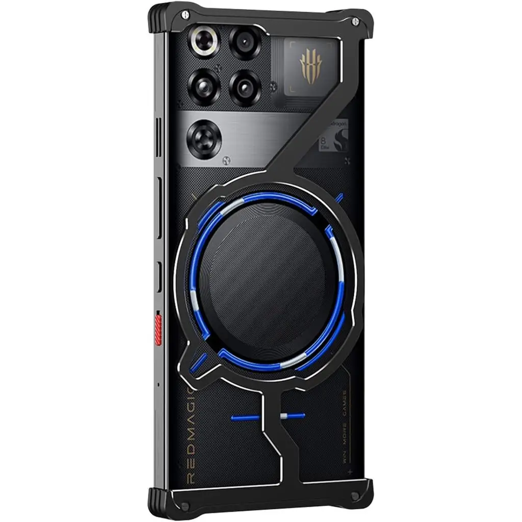 Sleek Metal Frameless Design Bumper Case with Magnetic Compatibility