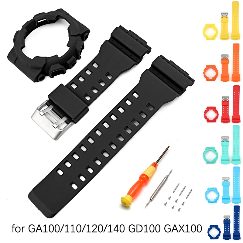 Resin Sport Watch Strap and Bezel Modification Kit with Tools