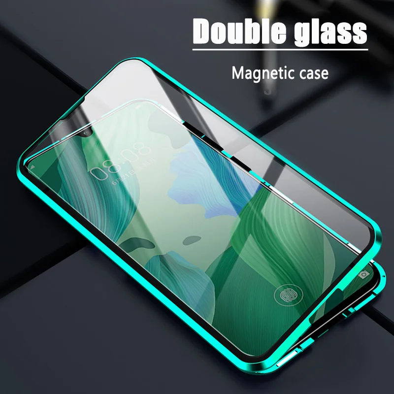 Магнитный металлический абсорбирующий чехол для Huawei P30 P20 P40 Honor 9X 8X 20 30 10 X10 Mate Pro Lite