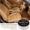 Spray 8oz Leather Mink Leather Care Care Oil Leather Clothing Leather Bag High End Care Leather Foaming Shower Sprays 2