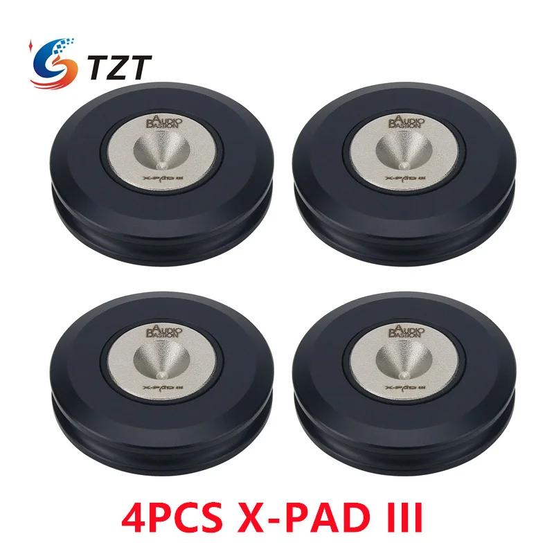 TZT Audio Bastion 4PCS X-PAD Mini/III/PLUS II/Pro/REF Speaker Spike Pads Shoes Load Capacity 80KG Ideal For Small Speakers