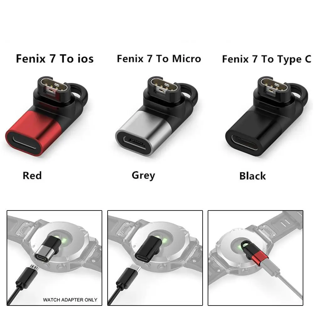 

Watch Charging Adapter For Garmin Fenix 7 7x 5s 6 6X 6S PRO Watch Charging Converter USB Female To 4 Pin Charger Adapter Z5Y5