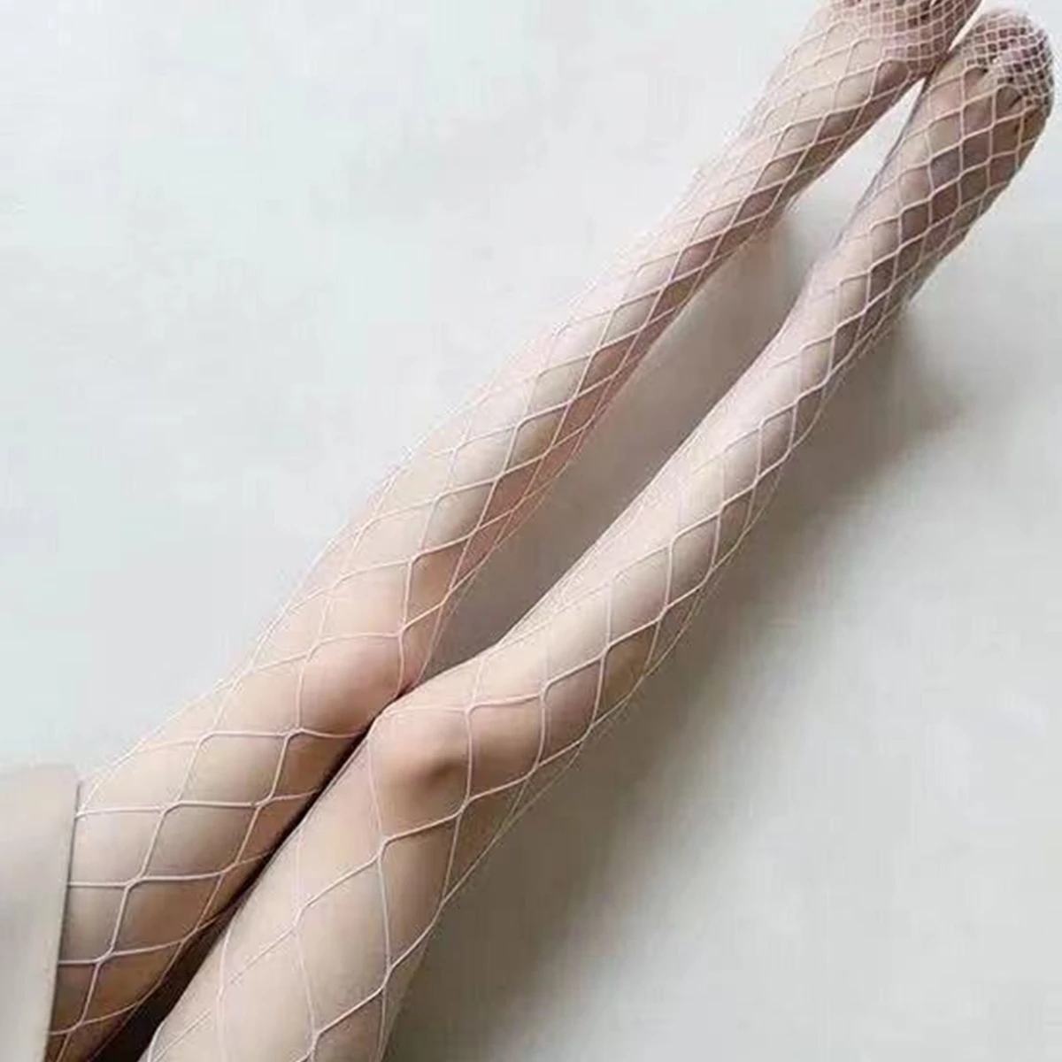 

Network Rhomboid Dance Nude Wetlook Tights Cheerleading Big Size Kpop Punk Girls Pantyhose Pretty Fish Net Indestructible Gifts
