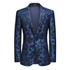 S-5XL High quality Men's fashion handsome Everything Business Everything Spring jacquard casual suit single West coat 2