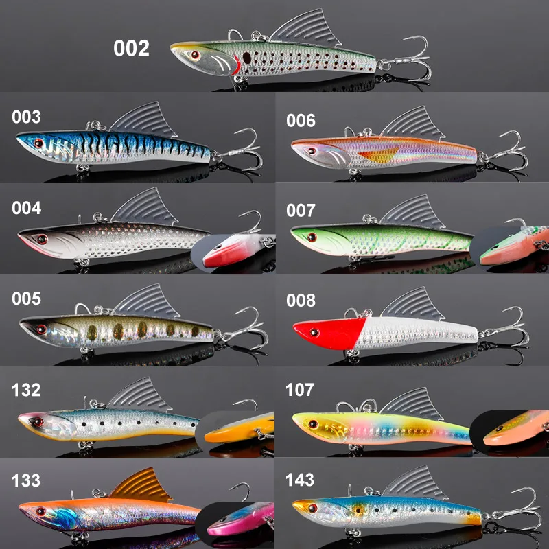 NOEBY Rattlin VIB Fishing Lures 90mm 30g Vibration Sinking Wobblers Artificial Hard Baits Saltwater VIB for Pike Fishing Lure