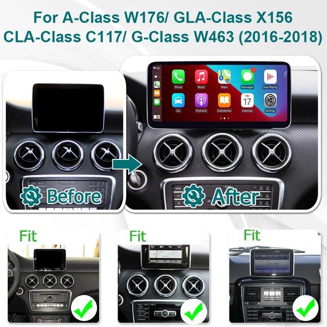 Android 10 Car Radio For Mercedes Benz A Class W176 Gla Class