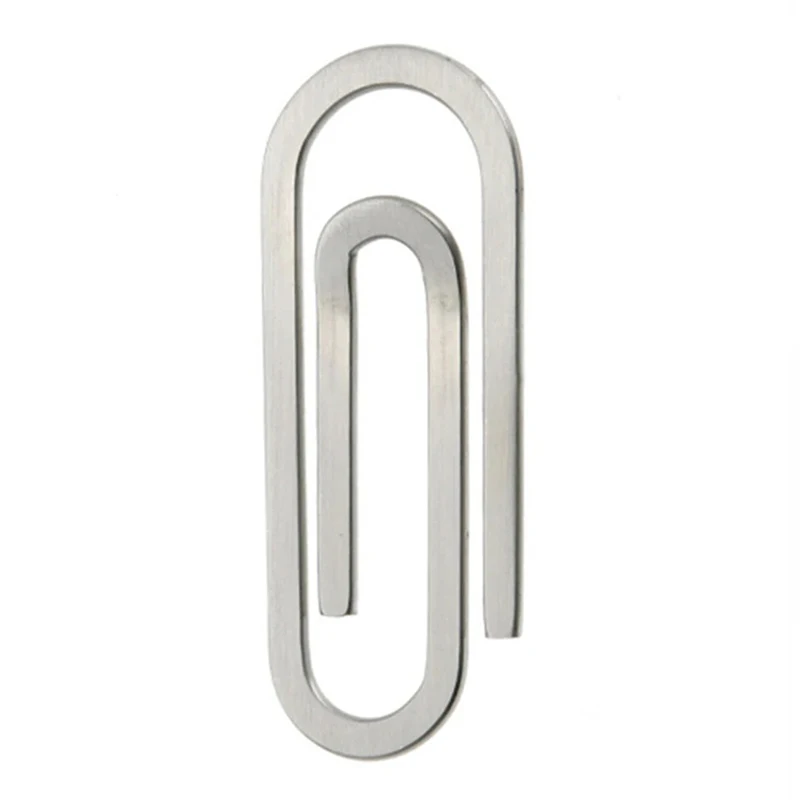 Sleek Stainless Steel Money Clip & Card Holder