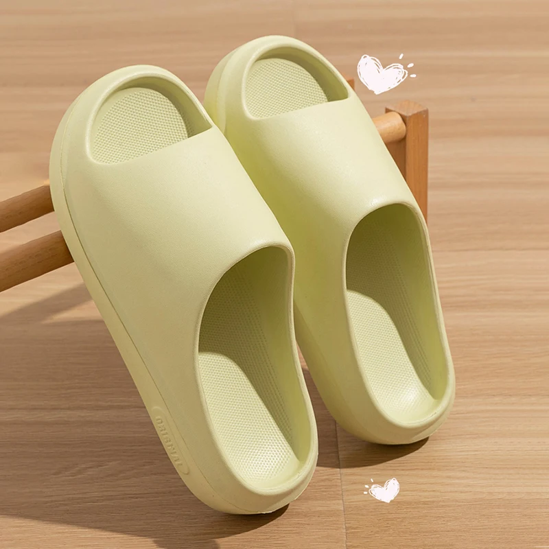 Summer Indoor Outdoor Thick Bottom Eva Slippers Women 2025 Thick Platform Beach Slides Woman Lightweight Non Slip Bathroom Shoes 3