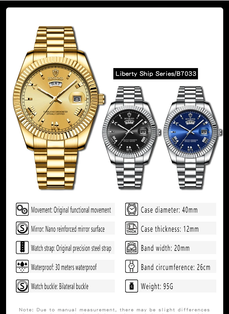 Jam Tangan Quartz Pria Mewah Anti Air