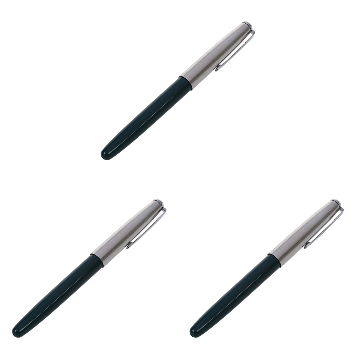 

Перьевая ручка с капюшоном 3X 616, серебристый наконечник, зеленый корпус, маленькая винтажная