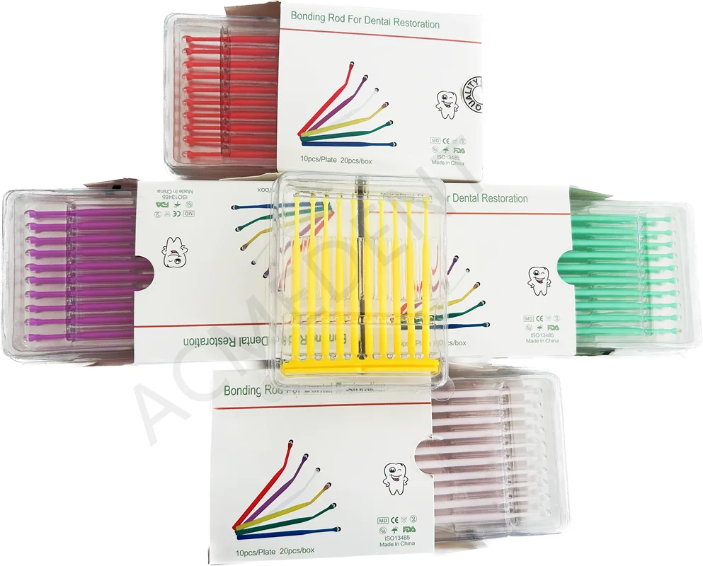 

1 Box/20pcs Dental Applicator Sticks Adhesive Tip For Tooth Crown Porcelain Veneer Disposable Dental Materials Brush