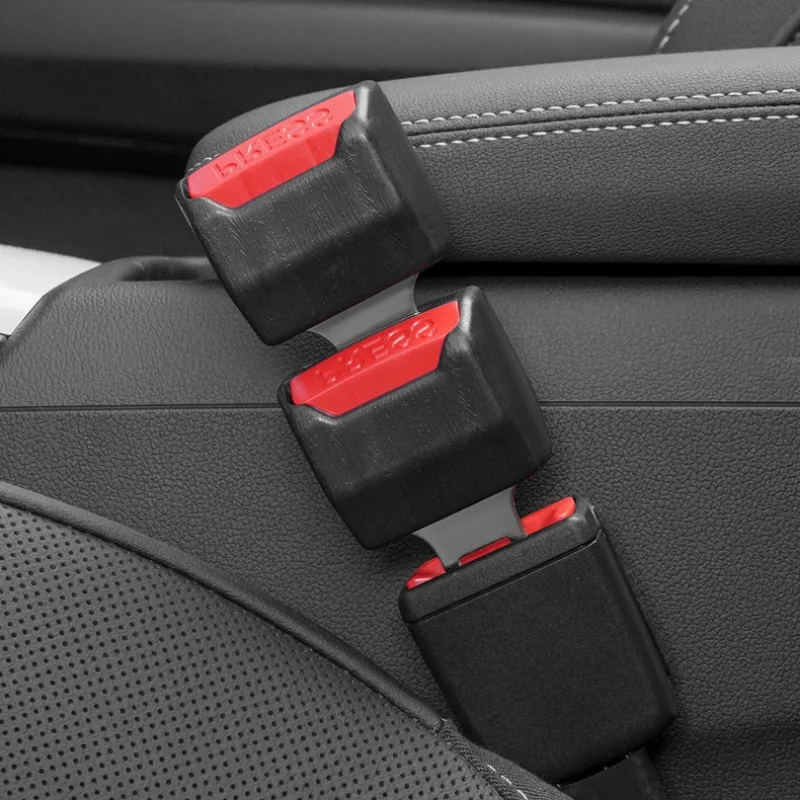 2 Pezzi Prolunga Clip Cintura di Sicurezza Auto, Connettore di Estensione Fibbia Blocco Cintura, Convertitore Estensore Cintura di Sicurezza, Accessori Seggiolino Auto per Bambini - immagine 3